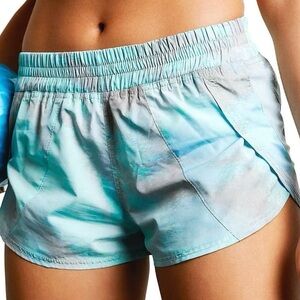 Free People Movement To Dye For Shorts In Mist Green/Grey Sz Medium